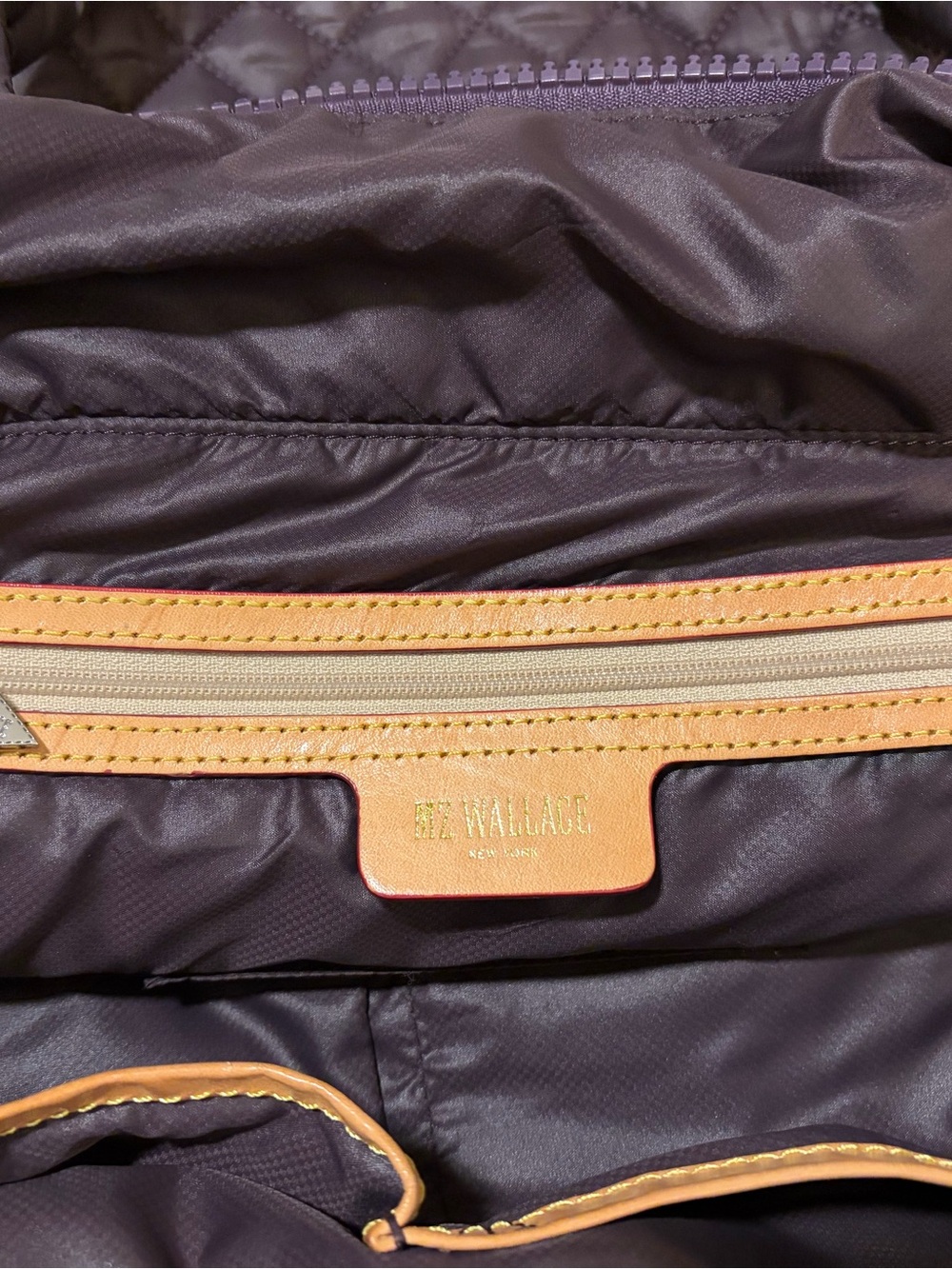 MZ Wallace Original Metro Tote Quilted - Plum - Picture 8 of 11